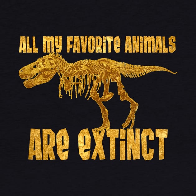 All My Fav Animals Are Extinct - T. Rex by Viergacht